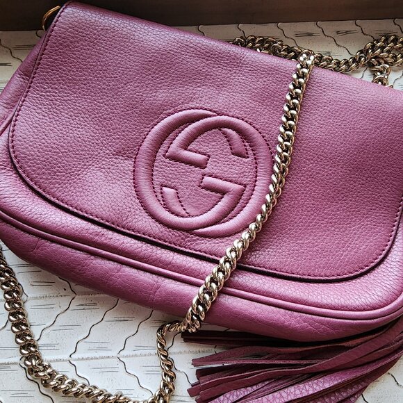 xx SOLD xx SOLD XX SOLD Gucci Soho Flap Crossbody - Picture 3 of 15